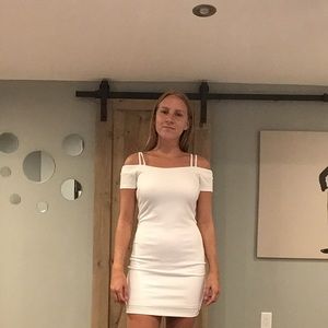 White body con dress (only worn once)